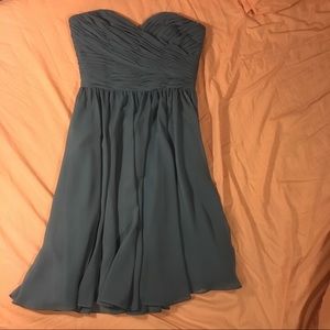 Teal Kennedy Blue Bridesmaids Dress